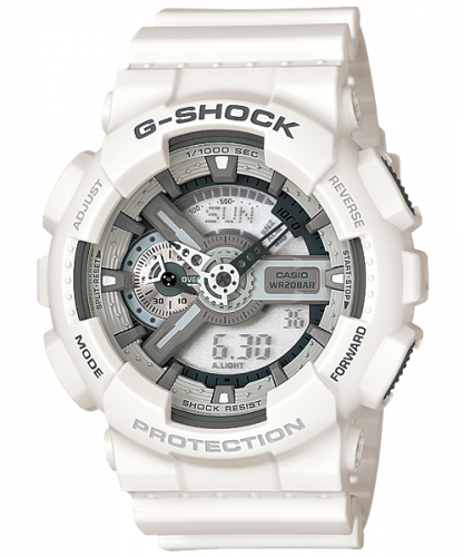 Casio GA-110C-7A White GA-110C-7A Casio GA-110C-7A White GA-110C-7A