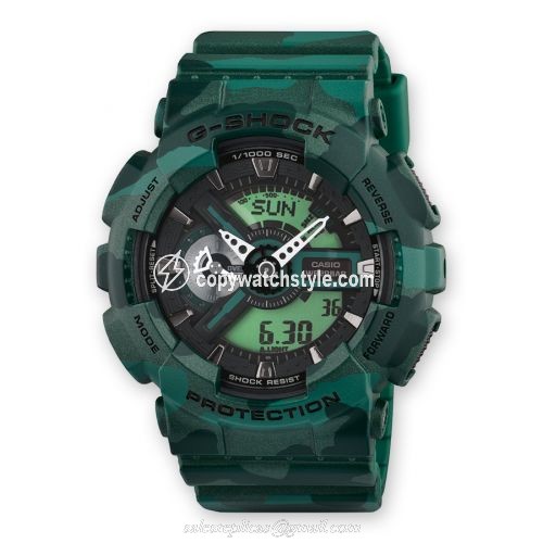Casio GA-110CM-3A Green Camo GA-110CM-3A Casio GA-110CM-3A Green Camo GA-110CM-3A