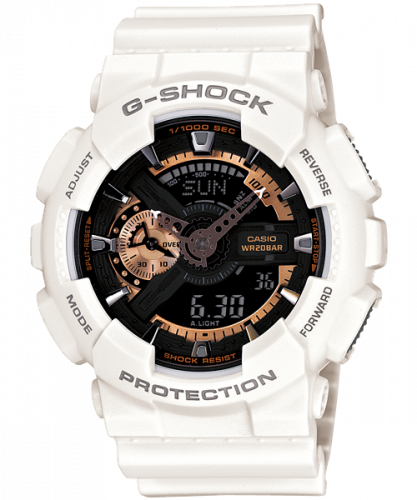 Casio GA-110RG-7A White Rose GA-110RG-7A Casio GA-110RG-7A White Rose GA-110RG-7A
