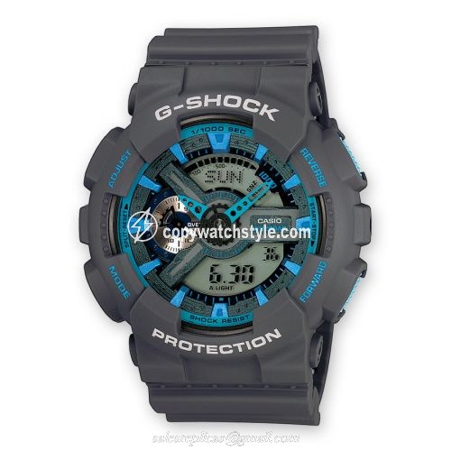 Casio GA-110TS-8A2 Grey Blue GA-110TS-8A2 Casio GA-110TS-8A2 Grey Blue GA-110TS-8A2