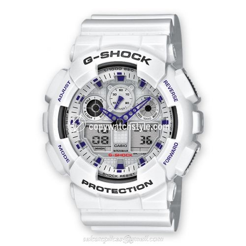 Casio GA-100A-7A White Ice GA-100A-7A Casio GA-100A-7A White Ice GA-100A-7A