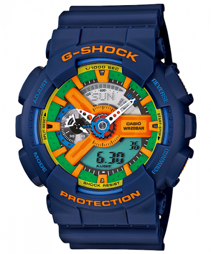 Casio GA-110FC-2A Blue Green GA-110FC-2A Casio GA-110FC-2A Blue Green GA-110FC-2A