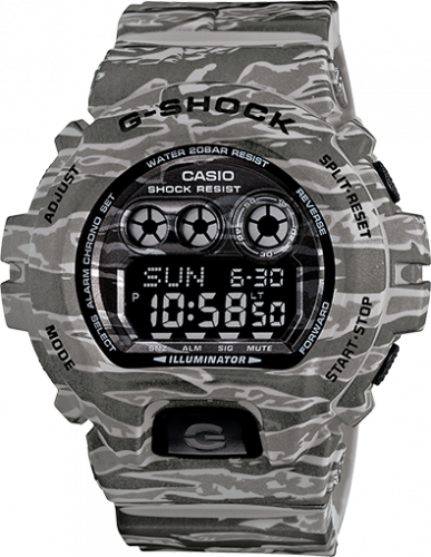 Casio GD-X6900CM-8 Grey Tiger Camo GD-X6900CM-8