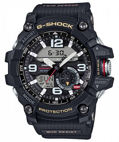 Casio G-Shock Mudmaster Twin Sensor Black / Black GG-1000-1A Casio G-Shock Mudmaster Twin Sensor Black / Black GG-1000-1A