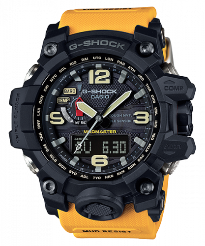 Casio G-Shock Mudmaster Triple Sensor Black / Yellow GWG-1000-1A9 Casio G-Shock Mudmaster Triple Sensor Black / Yellow GWG-1000-1A9