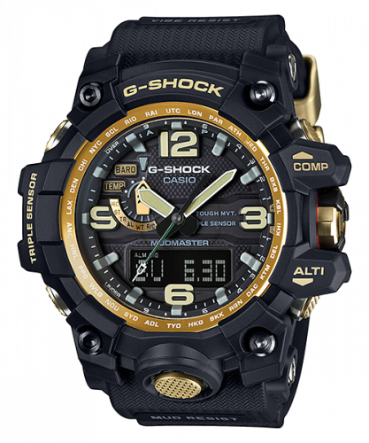 Casio G-Shock Mudmaster Triple Sensor Black / Gold GWG-1000GB-1A Casio G-Shock Mudmaster Triple Sensor Black / Gold GWG-1000GB-1A
