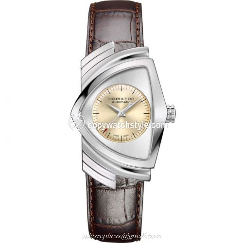 Hamilton Ventura Auto Stainless Steel / Beige H24515521