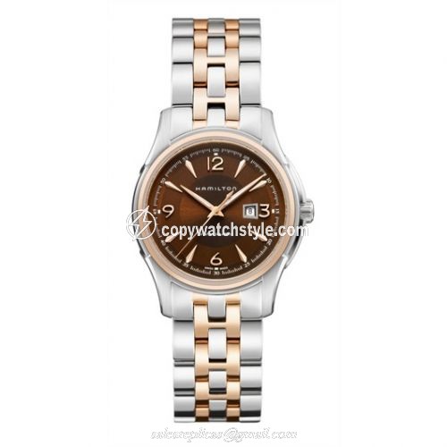 Hamilton Jazzmaster Viewmatic 34mm Brown Dial Two Tone H32305195 Hamilton Jazzmaster Viewmatic 34mm Brown Dial Two Tone H32305195