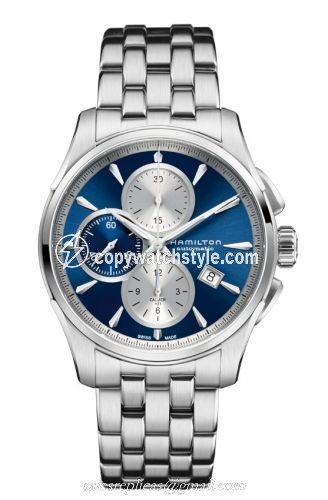 Hamilton Jazzmaster Automatic Chronograph 42mm Blue Dial Bracelet H32596141
