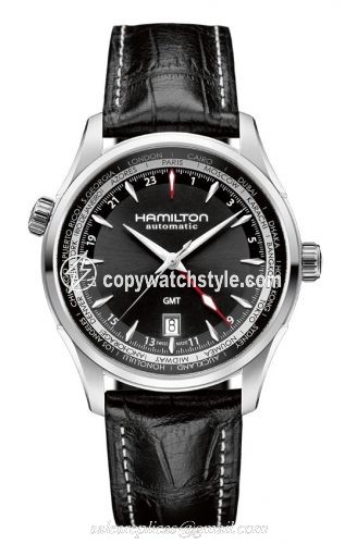 Hamilton Jazzmaster GMT 42mm Black Dial H32695731