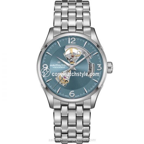 Hamilton Jazzmaster Open Heart Stainless Steel / Blue / Bracelet H32705142 Hamilton Jazzmaster Open Heart Stainless Steel / Blue / Bracelet H32705142