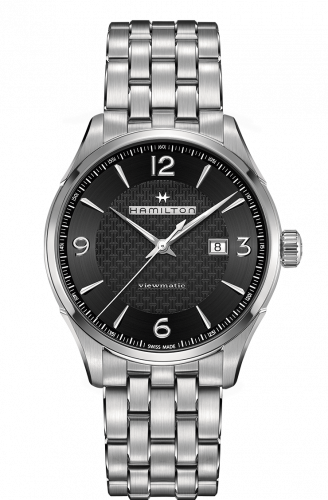 Hamilton Jazzmaster Viewmatic Automatic Steel / Black / Bracelet H32755131 Hamilton Jazzmaster Viewmatic Automatic Steel / Black / Bracelet H32755131