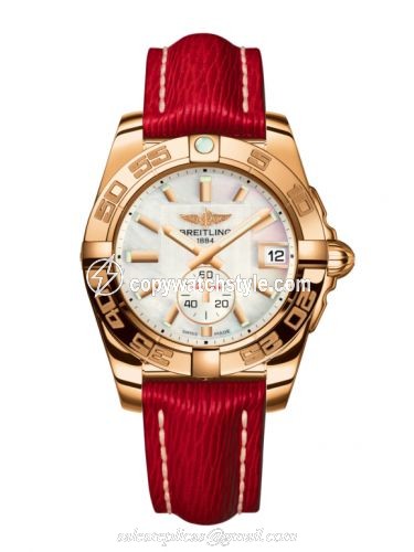 Breitling Galactic 36 Automatic Rose Gold / Pearl / Sahara H3733012.A724.214X Breitling Galactic 36 Automatic Rose Gold / Pearl / Sahara H3733012.A724.214X