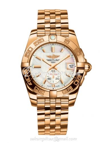 Breitling Galactic 36 Automatic Rose Gold / Pearl / Bracelet H3733012.A724.376H Breitling Galactic 36 Automatic Rose Gold / Pearl / Bracelet H3733012.A724.376H