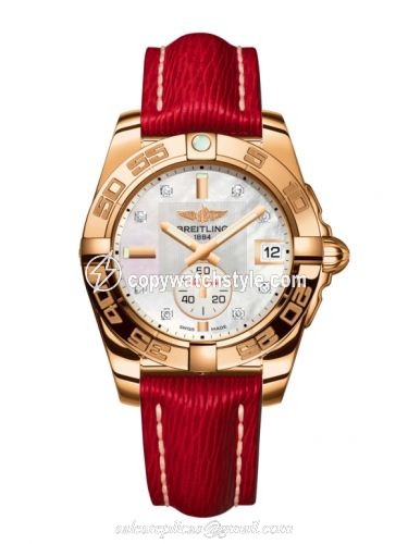 Breitling Galactic 36 Automatic Rose Gold / Pearl Diamond / Sahara H3733012.A725.214X Breitling Galactic 36 Automatic Rose Gold / Pearl Diamond / Sahara H3733012.A725.214X