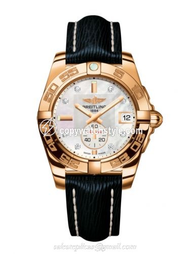Breitling Galactic 36 Automatic Rose Gold / Pearl Diamond / Sahara H3733012.A725.215X Breitling Galactic 36 Automatic Rose Gold / Pearl Diamond / Sahara H3733012.A725.215X