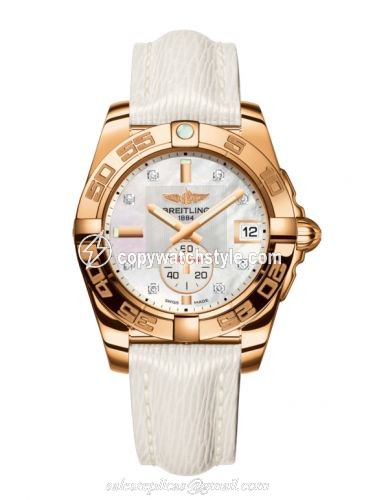 Breitling Galactic 36 Automatic Rose Gold / Pearl Diamond / Sahara H3733012.A725.236X Breitling Galactic 36 Automatic Rose Gold / Pearl Diamond / Sahara H3733012.A725.236X