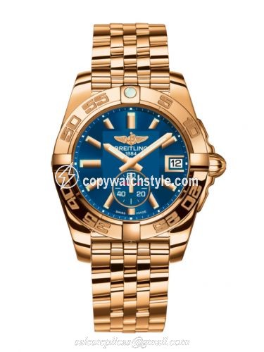 Breitling Galactic 36 Automatic Rose Gold / Gun Blue / Bracelet H3733012.C831.376H Breitling Galactic 36 Automatic Rose Gold / Gun Blue / Bracelet H3733012.C831.376H