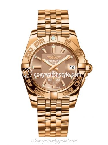Breitling Galactic 36 Automatic Rose Gold / Copperhead Bronze / Bracelet H3733012.Q584.376H