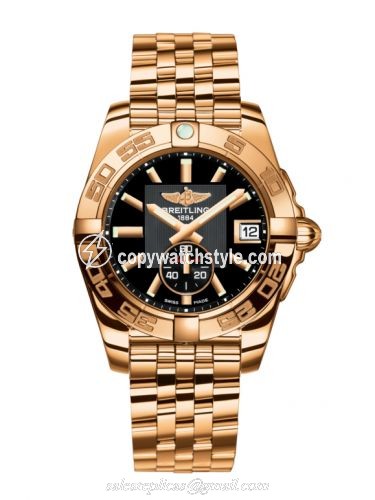 Breitling Galactic 36 Automatic Rose Gold / Volcano Black / Bracelet H3733012BA54376H