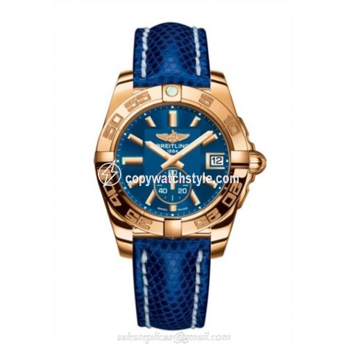 Breitling Galactic 36 Automatic Rose Gold / Gun Blue / Teju H3733012.C831.112Z Breitling Galactic 36 Automatic Rose Gold / Gun Blue / Teju H3733012.C831.112Z