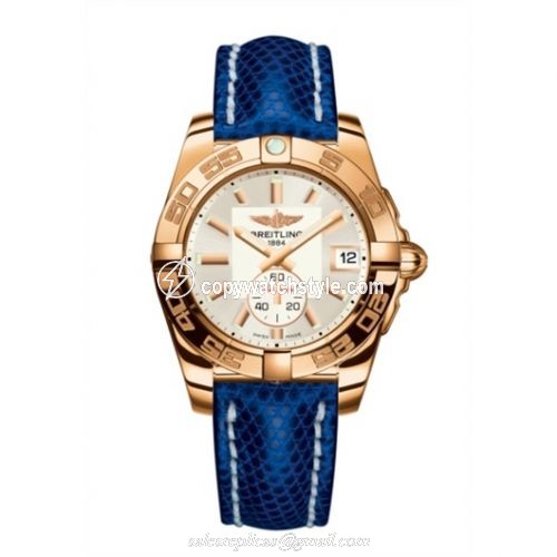 Breitling Galactic 36 Automatic Rose Gold / Stratus Silver / Teju H3733012.G714.112Z Breitling Galactic 36 Automatic Rose Gold / Stratus Silver / Teju H3733012.G714.112Z