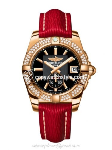 Breitling Galactic 36 Automatic Rose Gold / Diamond / Volcano Black / Sahara H3733053.BA54.214X Breitling Galactic 36 Automatic Rose Gold / Diamond / Volcano Black / Sahara H3733053.BA54.214X