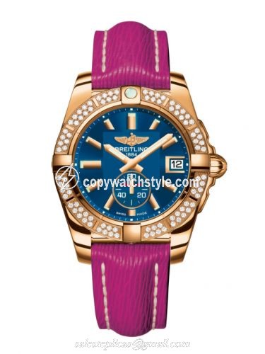 Breitling Galactic 36 Automatic Rose Gold / Diamond / Gun Blue / Sahara H3733053.C831.242X Breitling Galactic 36 Automatic Rose Gold / Diamond / Gun Blue / Sahara H3733053.C831.242X