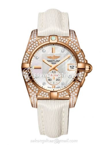 Breitling Galactic 36 Automatic Rose Gold / Diamondworks / Pearl Diamond / Sahara H3733063.A725.236X Breitling Galactic 36 Automatic Rose Gold / Diamondworks / Pearl Diamond / Sahara H3733063.A725.236X