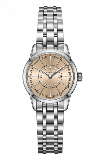 Hamilton Railroad Lady Quartz Steel / Champagne / Bracelet H40311121 Hamilton Railroad Lady Quartz Steel / Champagne / Bracelet H40311121