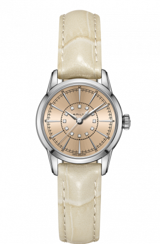 Hamilton Railroad Lady Quartz Steel / Champagne H40311821