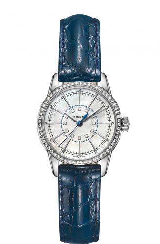 Hamilton Railroad Lady Quartz Steel / MOP / Full Diamonds H40391691 Hamilton Railroad Lady Quartz Steel / MOP / Full Diamonds H40391691