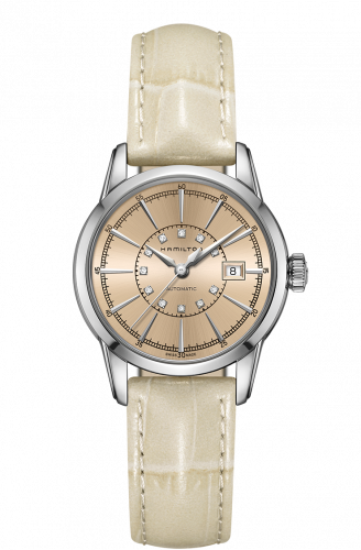 Hamilton Railroad Lady Automatic Steel / Champagne H40405821 Hamilton Railroad Lady Automatic Steel / Champagne H40405821