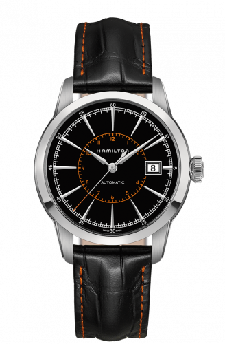 Hamilton Railroad Automatic Steel / Black H40555731 Hamilton Railroad Automatic Steel / Black H40555731
