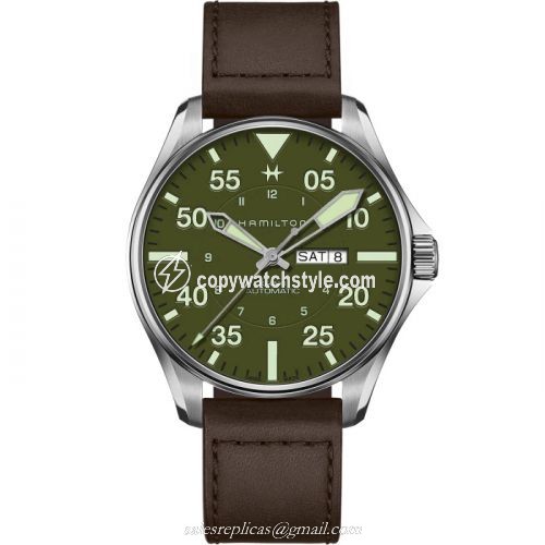 Hamilton Khaki Aviation Pilot Schott NYC - Limited Edition H64735561 Hamilton Khaki Aviation Pilot Schott NYC - Limited Edition H64735561