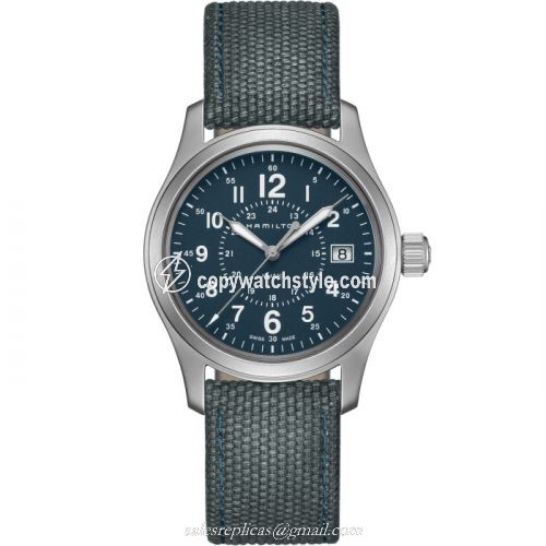 Hamilton Khaki Field Quartz 38 Stainless Steel / Blue H68201943 Hamilton Khaki Field Quartz 38 Stainless Steel / Blue H68201943