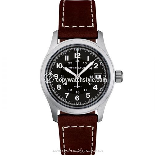 Hamilton Khaki Field Quartz 38 Stainless Steel / Black H68411533 Hamilton Khaki Field Quartz 38 Stainless Steel / Black H68411533