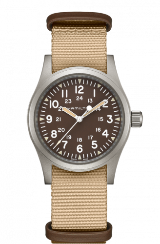 Hamilton Khaki Field Mechanical 38 Brown H69429901 Hamilton Khaki Field Mechanical 38 Brown H69429901