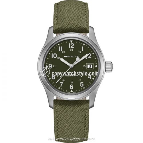 Hamilton Khaki Field Mechanical 38 Green H69439363 Hamilton Khaki Field Mechanical 38 Green H69439363