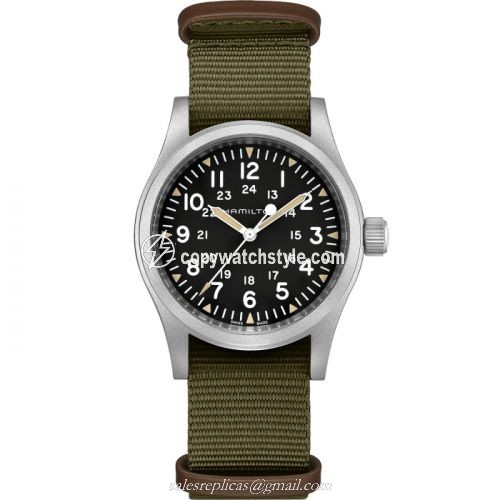 Hamilton Khaki Field Mechanical 38 Black H69439931 Hamilton Khaki Field Mechanical 38 Black H69439931