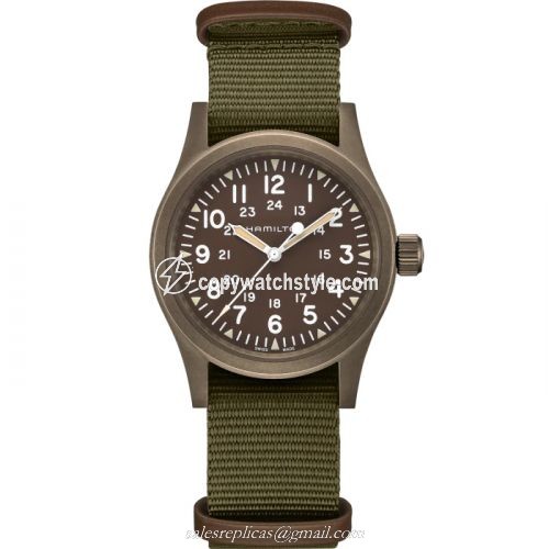 Hamilton Khaki Field Mechanical 38 PVD / Brown H69449961 Hamilton Khaki Field Mechanical 38 PVD / Brown H69449961