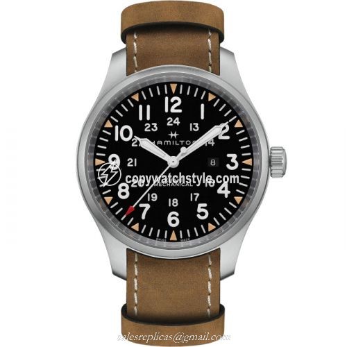 Hamilton Khaki Field Mechanical 50 Stainless Steel / Black H69819530 Hamilton Khaki Field Mechanical 50 Stainless Steel / Black H69819530
