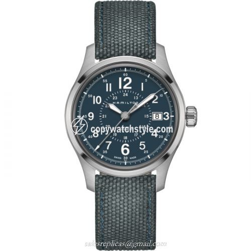 Hamilton Khaki Field Auto 40 Stainless Steel / Blue H70305943 Hamilton Khaki Field Auto 40 Stainless Steel / Blue H70305943