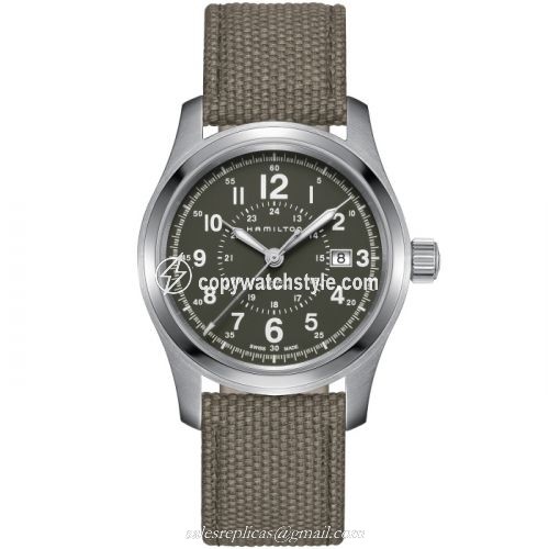 Hamilton Khaki Field Auto 42 Stainless Steel / Green H70605963