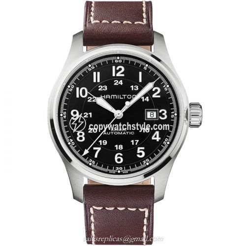 Hamilton Khaki Field Officer Automatic 44 Stainless Steel / Black H70625533 Hamilton Khaki Field Officer Automatic 44 Stainless Steel / Black H70625533