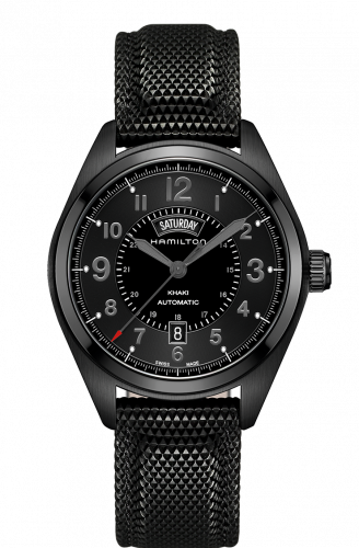 Hamilton Khaki Field Automatic Day Date PVD / Black H70695735