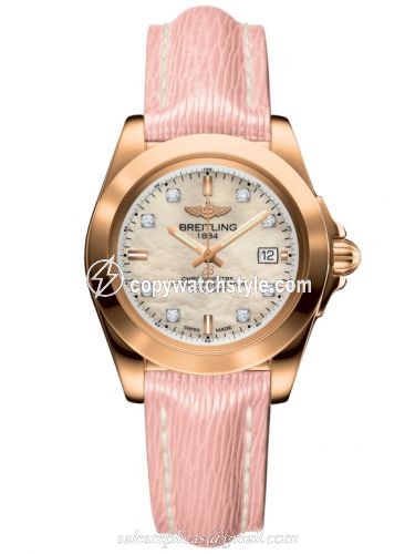 Breitling Galactic 32 Sleek Edition Rose Gold / Pearl Diamond / Sahara H7133012.A803.238X Breitling Galactic 32 Sleek Edition Rose Gold / Pearl Diamond / Sahara H7133012.A803.238X