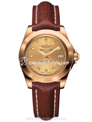 Breitling Galactic 32 Sleek Edition Rose Gold / Golden Sun / Sahara H7133012.H549.211X Breitling Galactic 32 Sleek Edition Rose Gold / Golden Sun / Sahara H7133012.H549.211X