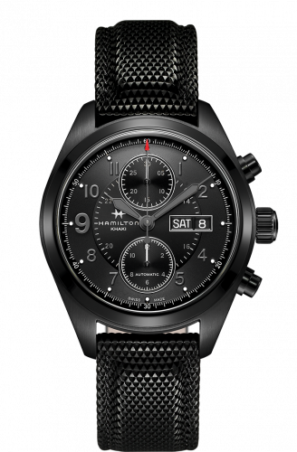 Hamilton Khaki Field Automatic Chronograph PVD / Black H71626735 Hamilton Khaki Field Automatic Chronograph PVD / Black H71626735