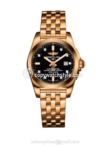 Breitling Galactic 29 Rose Gold / Trophy Black Diamond / Bracelet H7234812.BE86.791H Breitling Galactic 29 Rose Gold / Trophy Black Diamond / Bracelet H7234812.BE86.791H